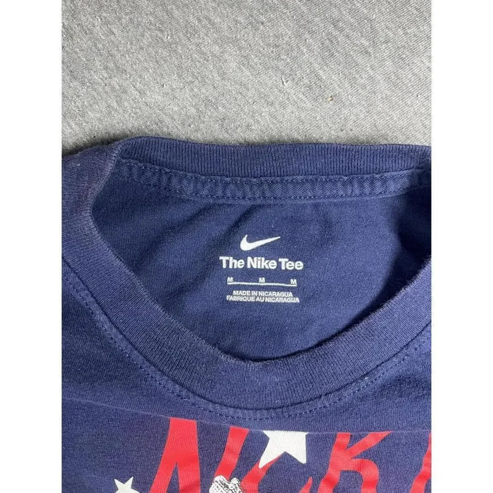 Nike Air Youth Medium Navy Blue Graphic T-Shirt Youth Nike apparel
